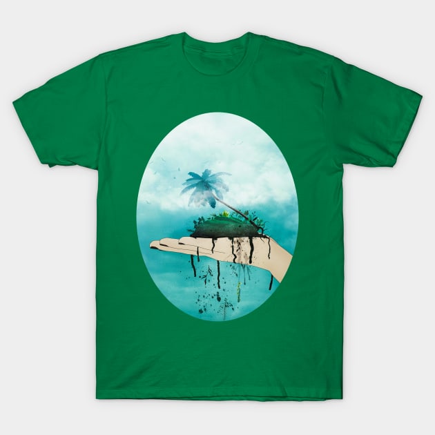 Crumbling paradise T-Shirt by Sybille